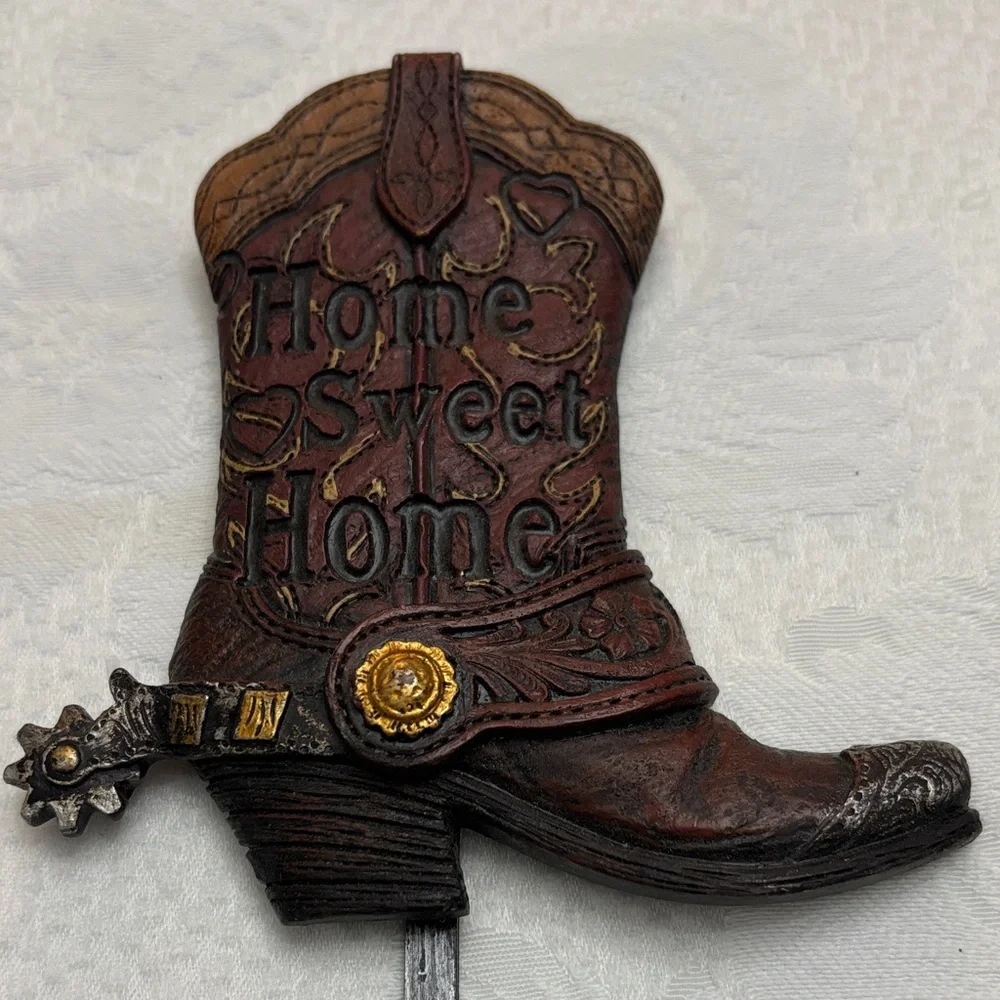 “Home Sweet Home” Cowboy Boot Hook